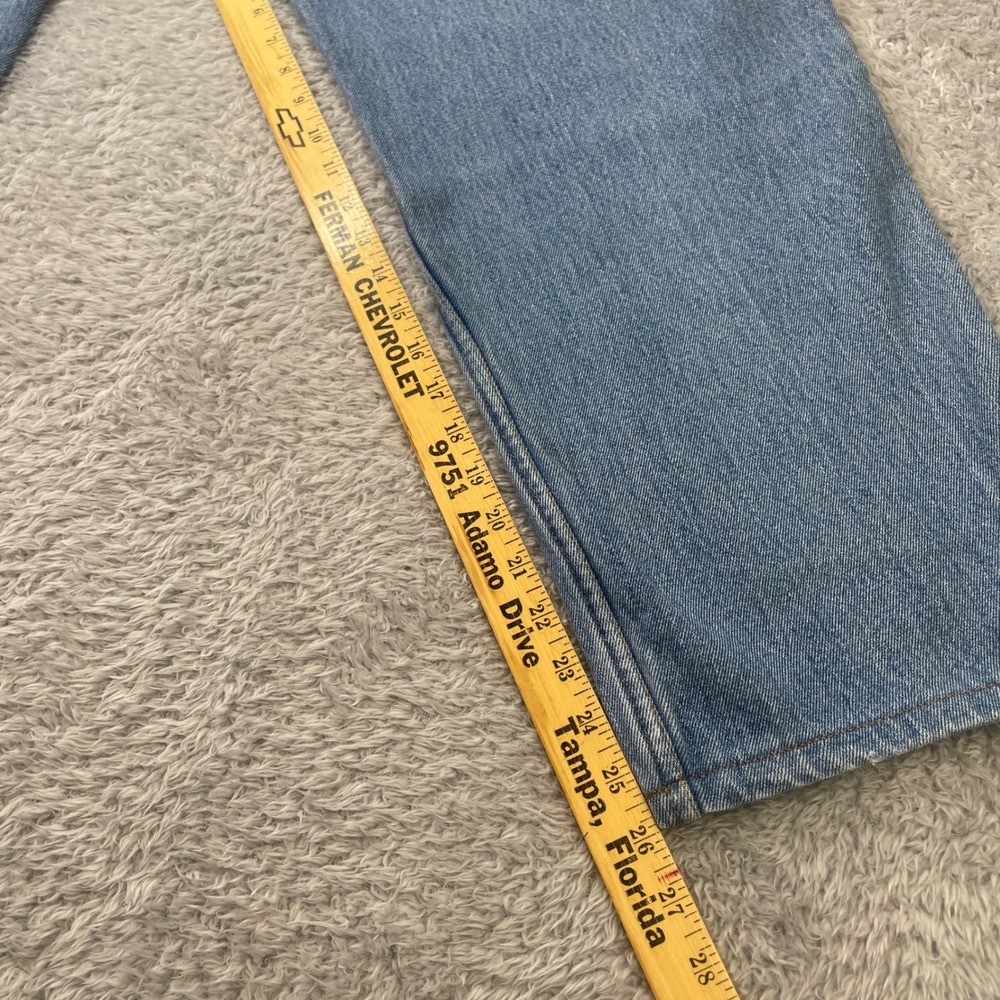 Levi's 550 Relaxed Fit Jeans Mens 36x29 (36X26 READ) Light Wash Blue Tapered - Picture 8 of 8